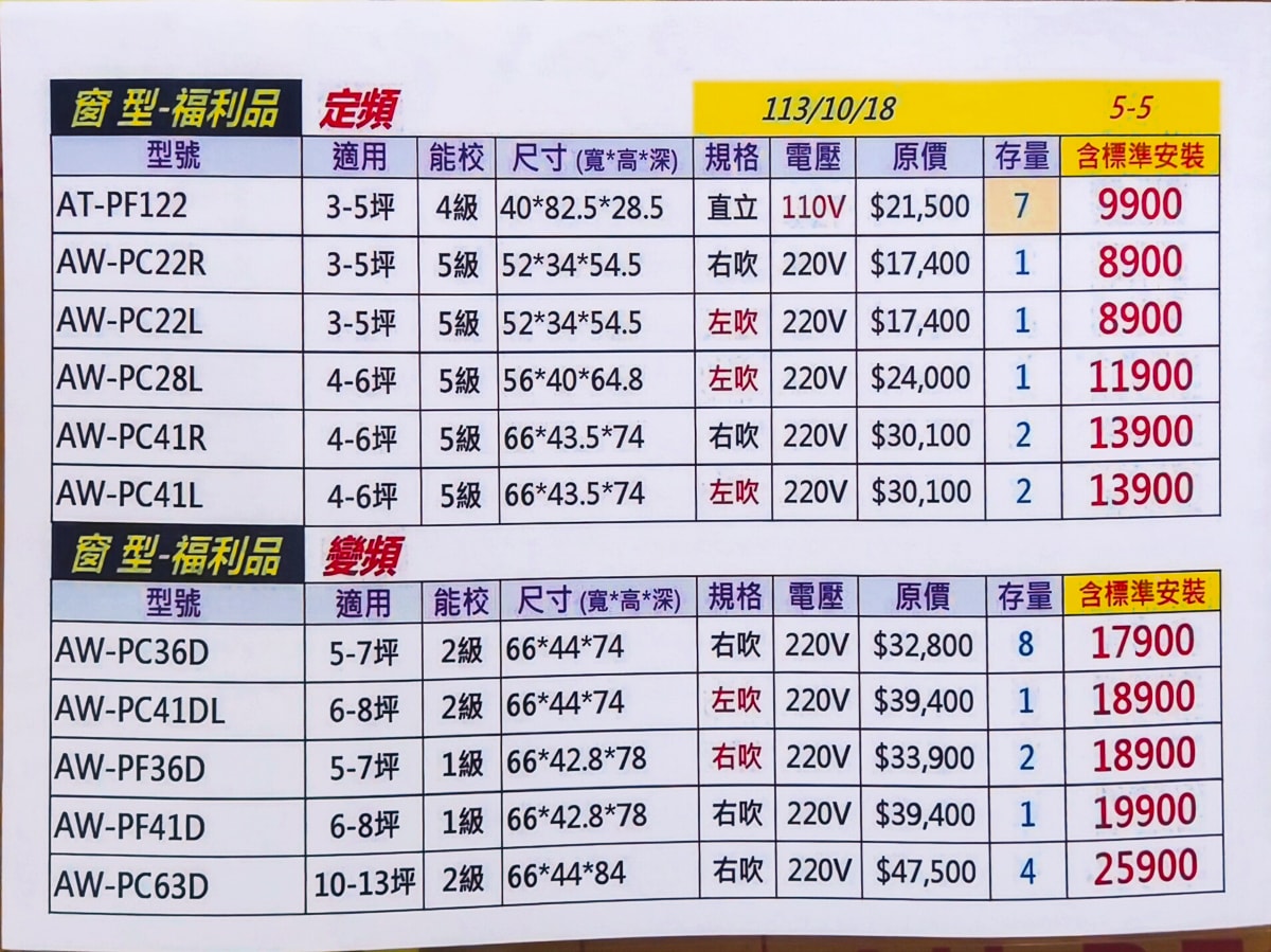 2024FY 富奕家電聯合特賣會宜蘭羅東專場,快來比價撿便宜 - 第11張圖