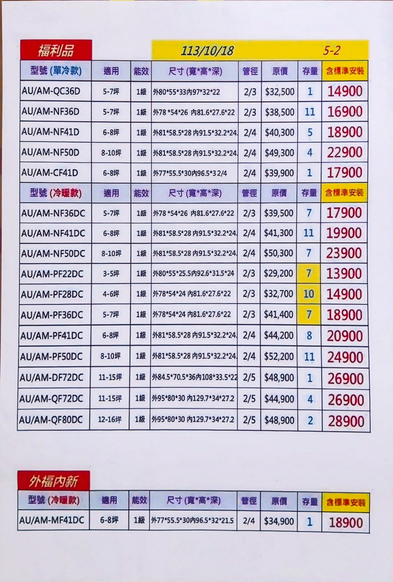 2024FY 富奕家電聯合特賣會宜蘭羅東專場,快來比價撿便宜 - 第12張圖