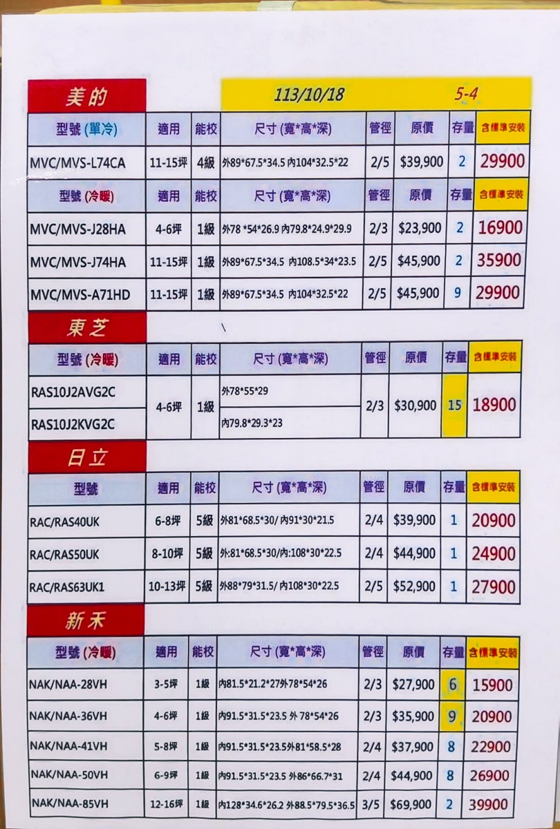 2024FY 富奕家電聯合特賣會宜蘭羅東專場,快來比價撿便宜 - 第13張圖
