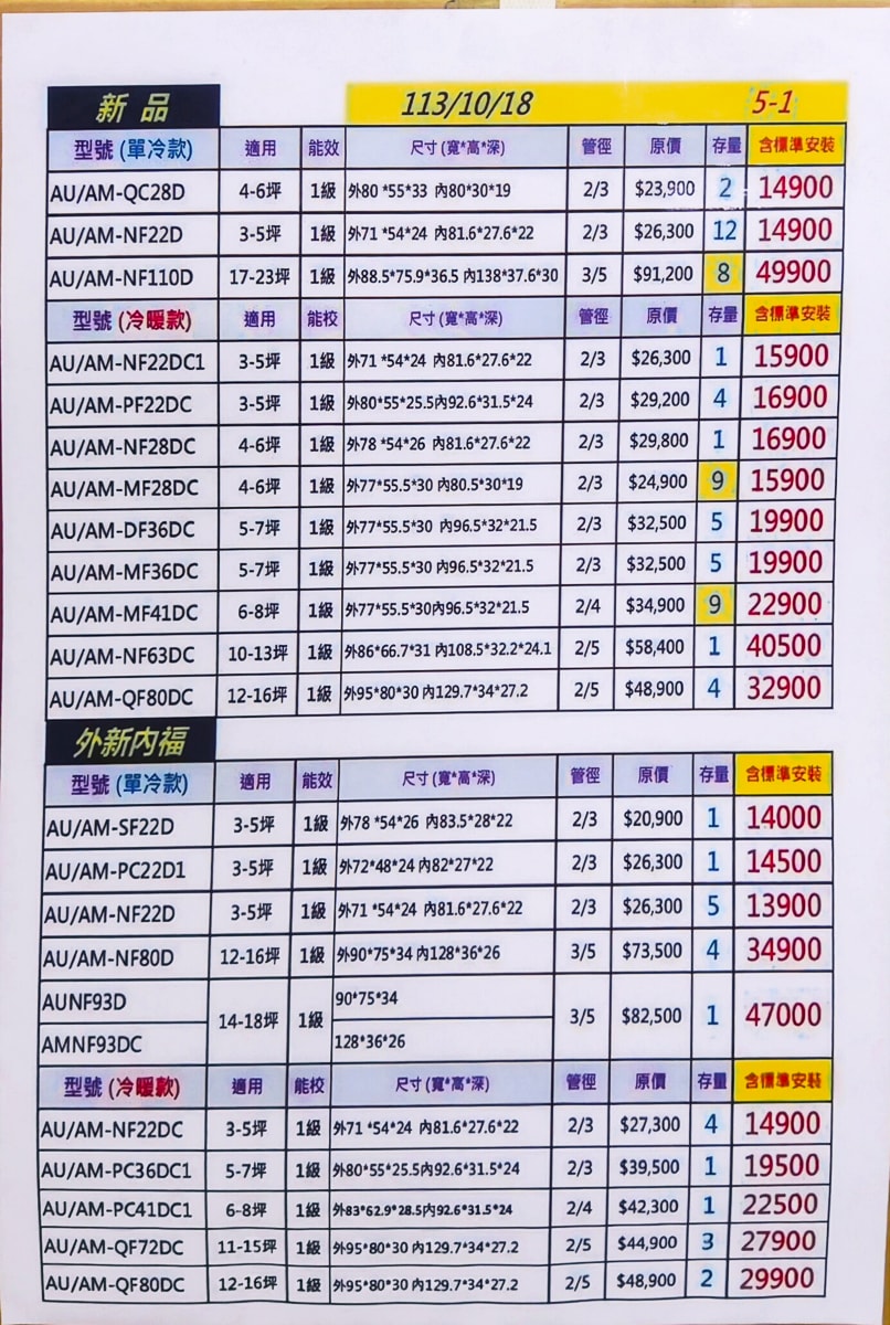 2024FY 富奕家電聯合特賣會宜蘭羅東專場,快來比價撿便宜 - 第15張圖